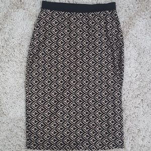 Bobeau Size Large Midi Skirt